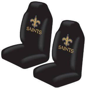 Front car truck suv bucket seat covers - nfl - new orleans saints - pair
