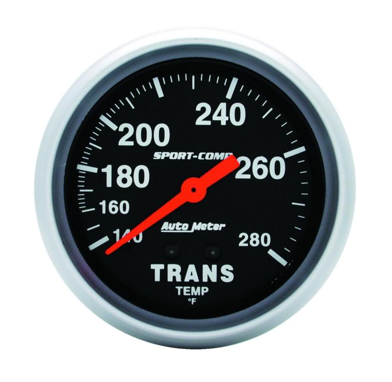 Auto meter 3451 sport-comp; mechanical transmission temperature gauge