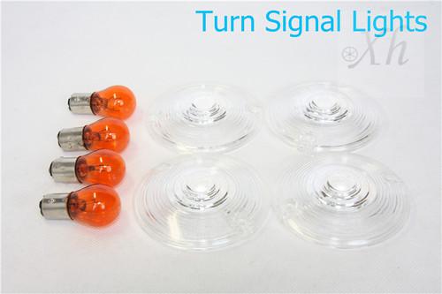 Turn signal lens fit 1986-2012 harley davidson electra glides road king heritage