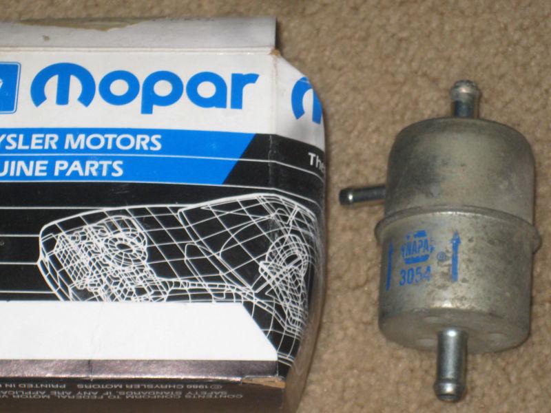 Mopar chrysler motors fuel filter package 4046224 5/91 dodge ram