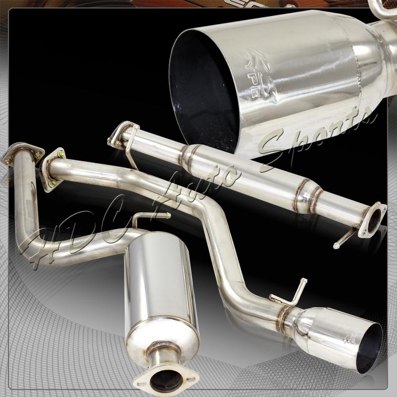 00-04 ford focus zx3 zx5 2.0l 2.3l i4 4.5" tip stainless steel exhaust catback
