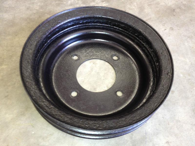 Used 71-80 pontiac two groove crank pulley  # 481038yb parts 