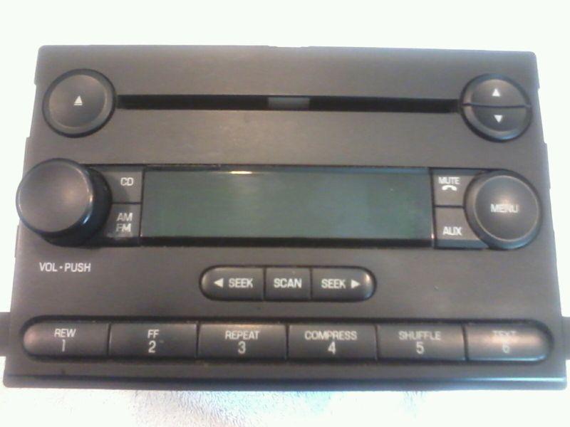 Ford freestar factory stereo cd player w/rear a v oem 