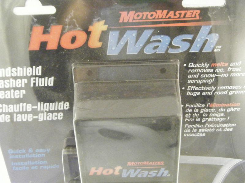 New windshield washer fluid hot wash cleaning unit kit heats up washer fluid 