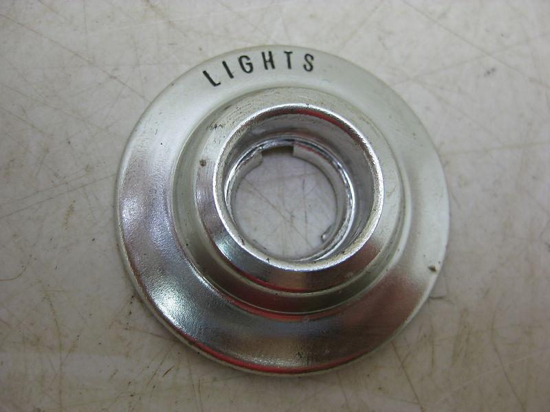 1965-66 belair sedan headlight switch dash bezel  3890