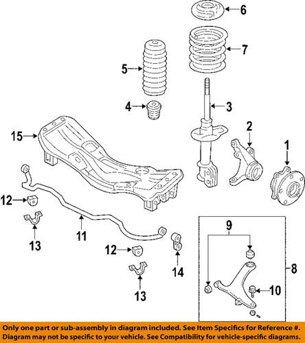 Subaru oem 20401ag03b stabilizer bar