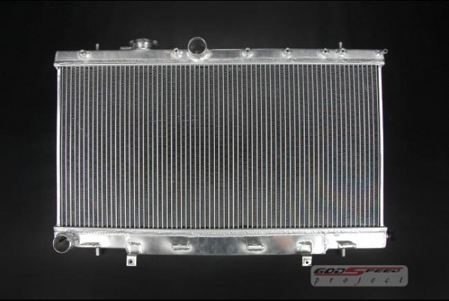 Gsp 04-07 subaru impreza wrx sti ej20 ej25 2.0 2.5 racing cooling radiator new