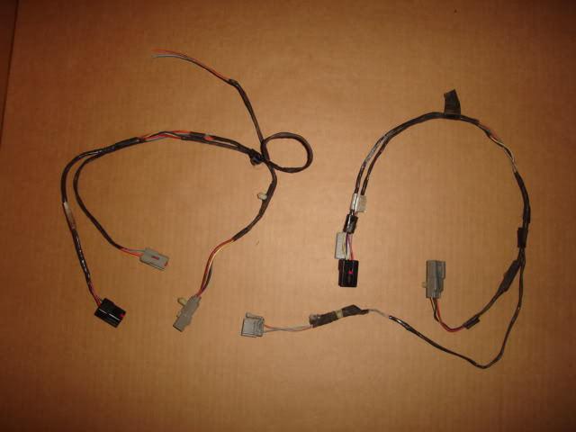 1987 - 1993 mustang manual door wire harness set # et239