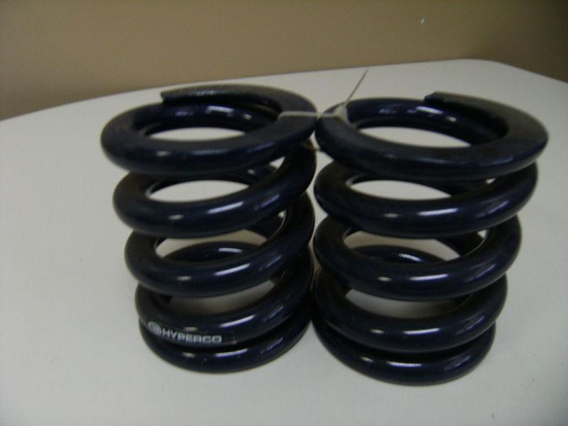 Used pair of hyperco  4" x 2 1/4" diameter x  2400 lb springs-