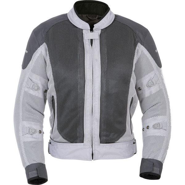 Silver/gunmetal xl tour master flex series 3 textile jacket