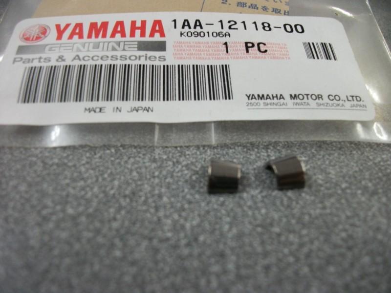 Genuine yamaha valve cotter yfz xj fzx fz yp vk 1aa-12118-00 (2) new nos