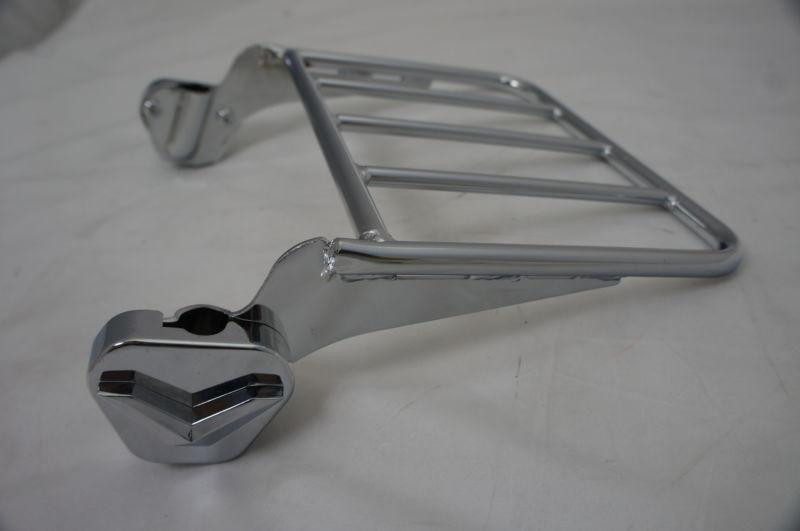Luggage rack for harley hd touring road king glide electra detachable sissy bar