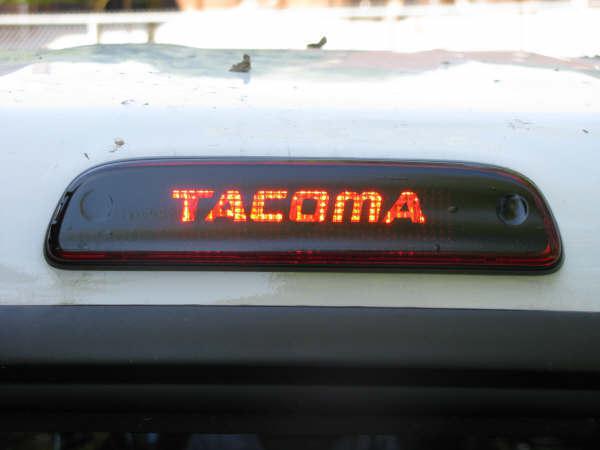 Toyota tacoma 3rd brake light decal overlay 05 06 07 08 09 2010 2011 2012