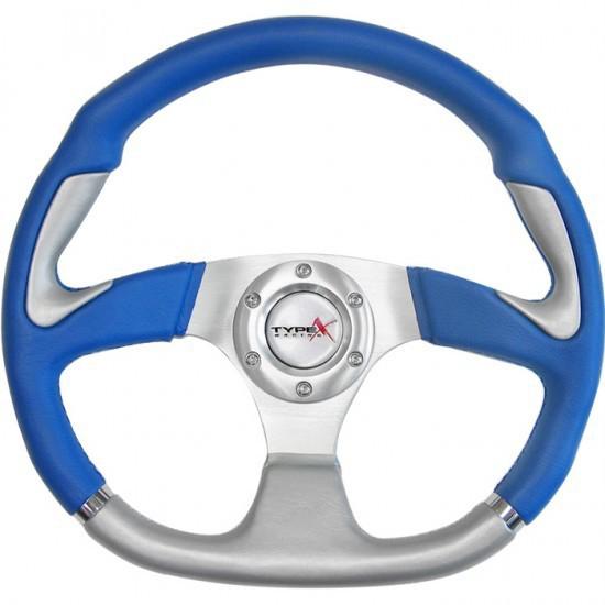 Club car precedent steering wheel golf cart w/ billet polished adapter 3 spoke