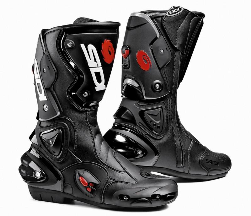 Sidi vertigo boots motorcycle black - black  size us 7  euro 40