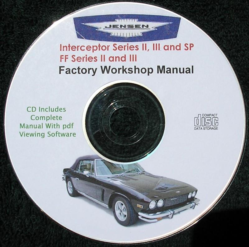 Jensen interceptor ff factory workshop service manual