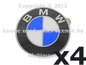 Bmw e12 e28 e36 e46 wheel center cap emblems oem 65mm + 1 year warranty