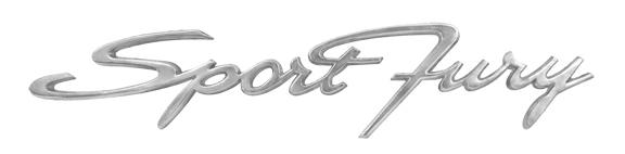 New mopar 1963-66 sport fury emblem