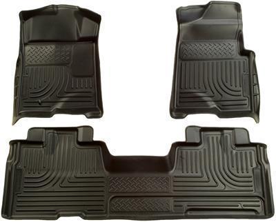 F150 floor liners mats husky 98341 extended 4dr 2009-2013 weatherbeater
