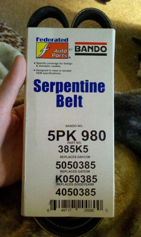 Bando belt 5pk980 386k5 bmw 