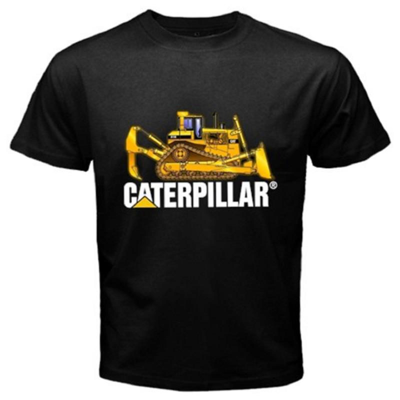 Bulldozer caterpillar cat black men's t-shirt size s m l xl 2xl