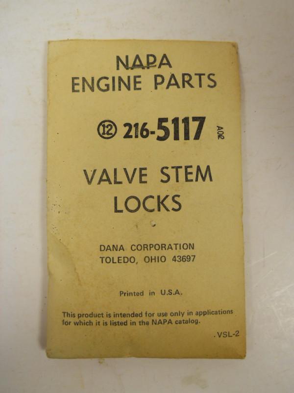 Sell NOS NAPA 2165117 Valve Stem Locks (Mack/GMC/Case/Chevy/Massey/Ford) in Florence, Alabama