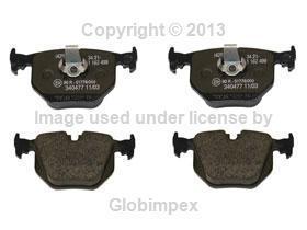 Bmw genuine rear brake pads z4 z8 alpina v8 m3 m5 x5 (2000-2008) oem warranty