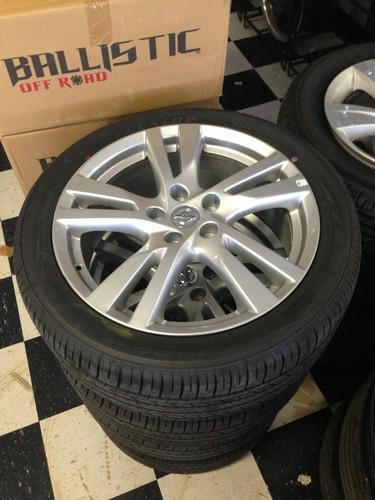 Nissan altima 18" wheels and tires factory original new