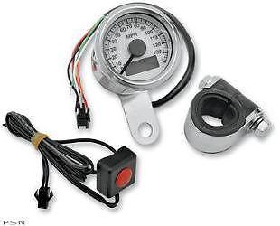 Drag specialties programmable mini electronic speedo with odometer/tripmeter