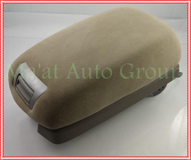 Nissan altima armrest 02-03 taupe arm rest console brown 01 02 sl 2.5 3.5 lid