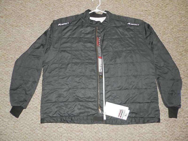 Brand new impact racing 2 layer 3x driving jacket sfi 3-2a/5