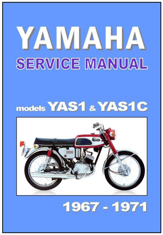 Yamaha workshop manual as1 as1c yas1 yas1c 1967 1968 & 1969 service & repair