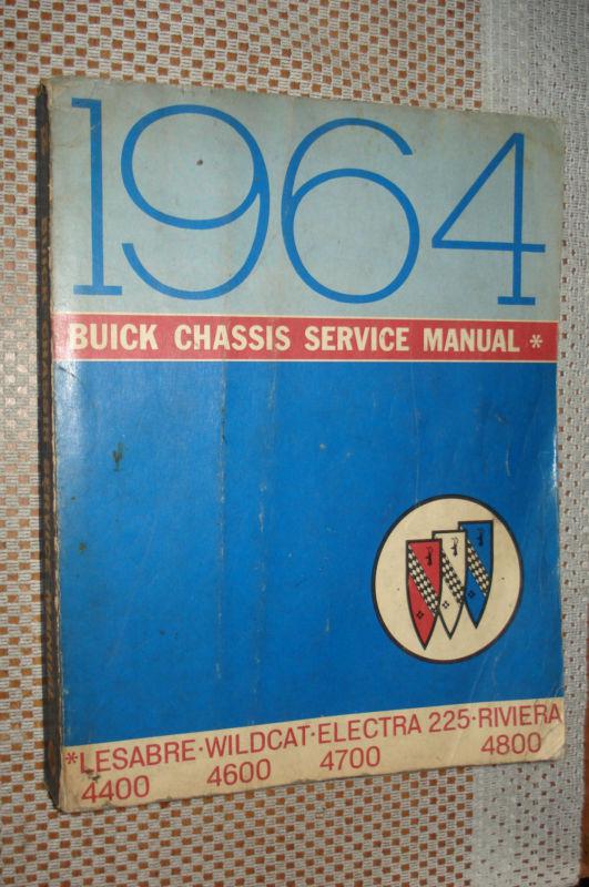 1964 buick shop manual original chassis service book nr
