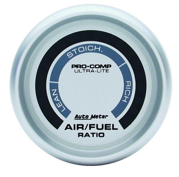 Auto meter 4375 ultra lite 2 1/16" electric air/fuel ratio narrowband lean-rich