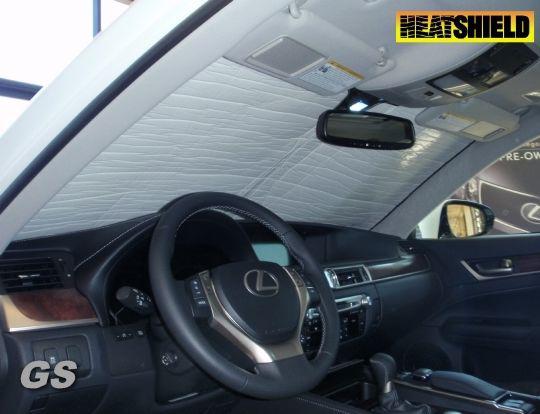 Lexus gs models 2013 heatshield brand custom sunshade