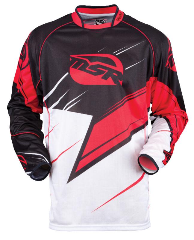 Msr nxt slash black red large dirt bike jersey motocross mx atv race gear lrg