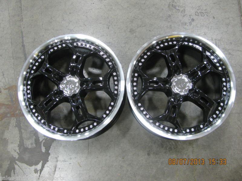 Helo wheels rims 18 x 8 pair of 2 5x114.3mm 83488012342