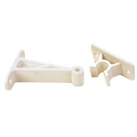 J r products 10384 c-clip style door holder - 5-1/2", colonial white