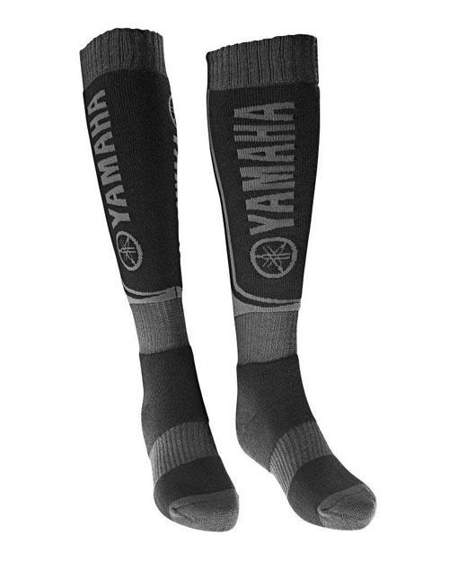 Yamaha racing socks with outlast in black/grey - brand new