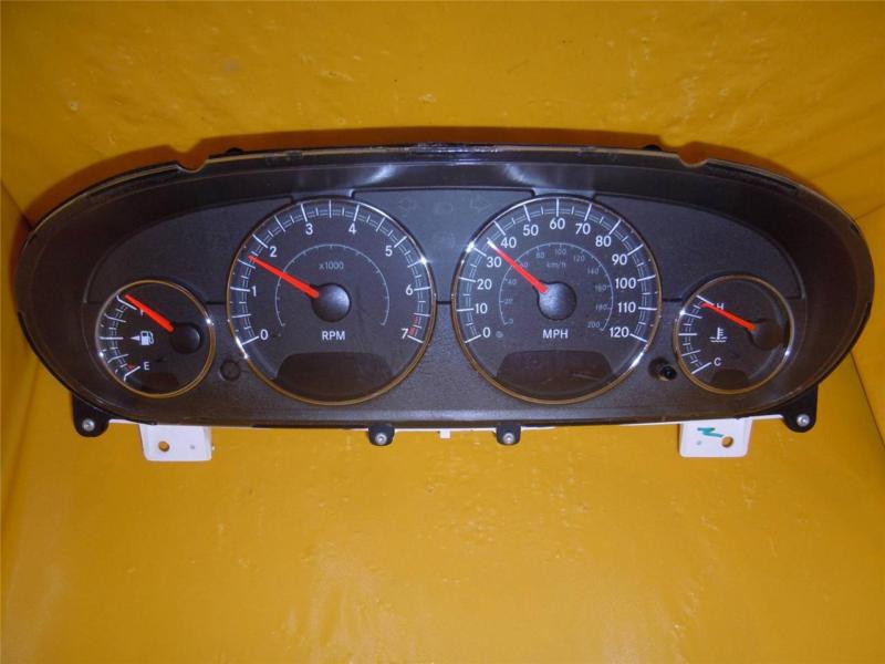 04 05 06 sebring speedometer instrument cluster dash panel gauges 90k