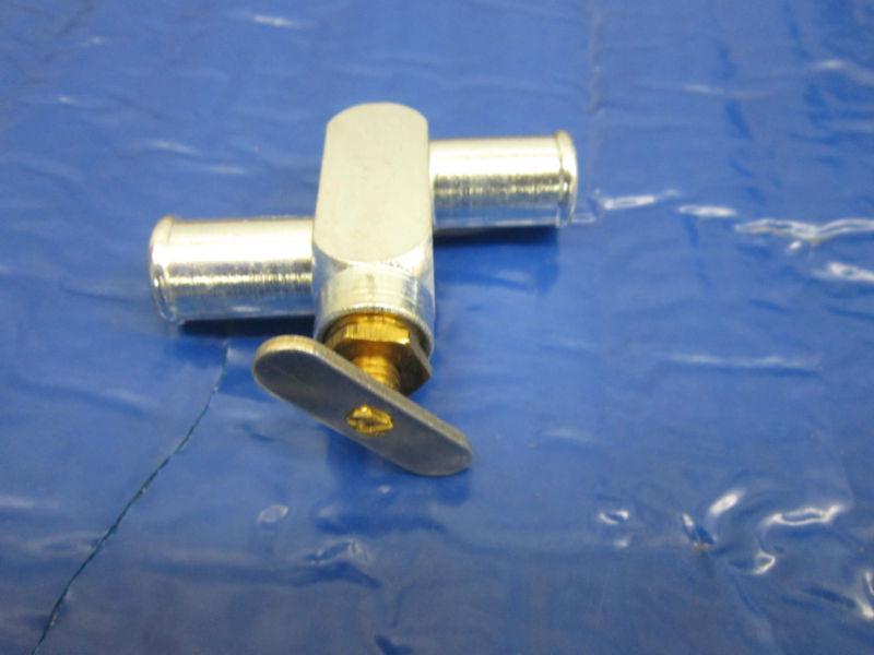 Heater shut off control valve vintage flathead hot rat street rod USA made NOS