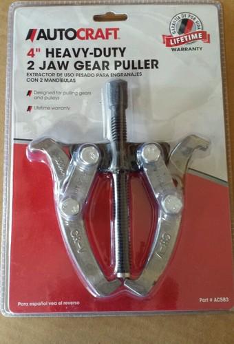 4" heavy duty 2 jaw gear puller