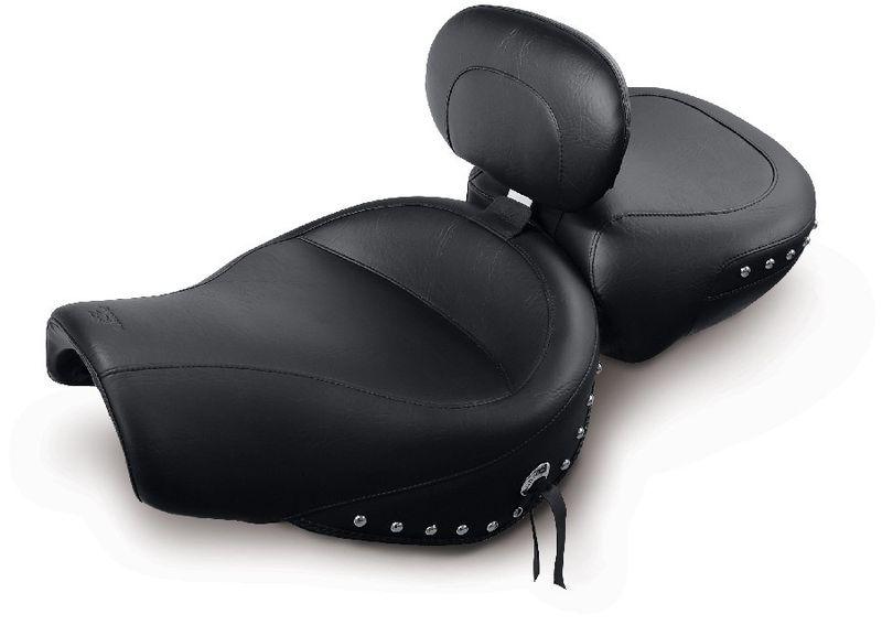 Mustang 2-piece wide touring studded seat with dbr for 1997-2003 honda valkyrie