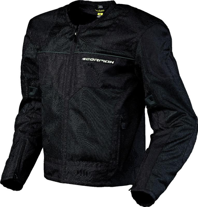 Scorpion drafter black medium textile motorcycle jacket med md m