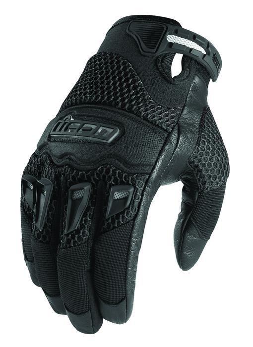 Icon twenty-niner motorcycle gloves black 4xl/xxxx-large