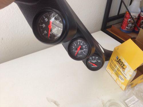 Auto meter gauges boost , pyro, trans