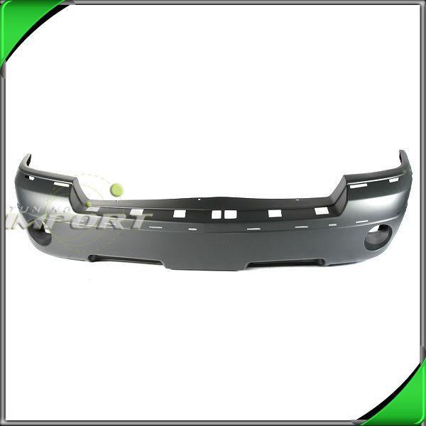 05-07 dakota front bumper cover replacement abs gray plastic w/ fog lamp holes