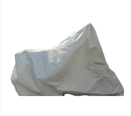 Silver color waterproof motorcycle cover large rain cover dust-proof sunproof 