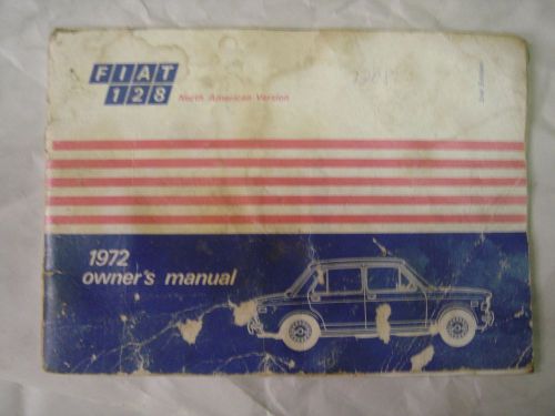 1972 fiat 128 original owners manual and glove box stuff used free shipping