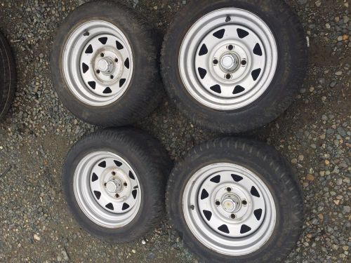 2002 ford think set of 4 rims with tires  #n35
